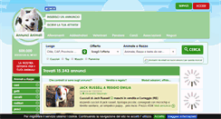 Desktop Screenshot of annuncianimali.it